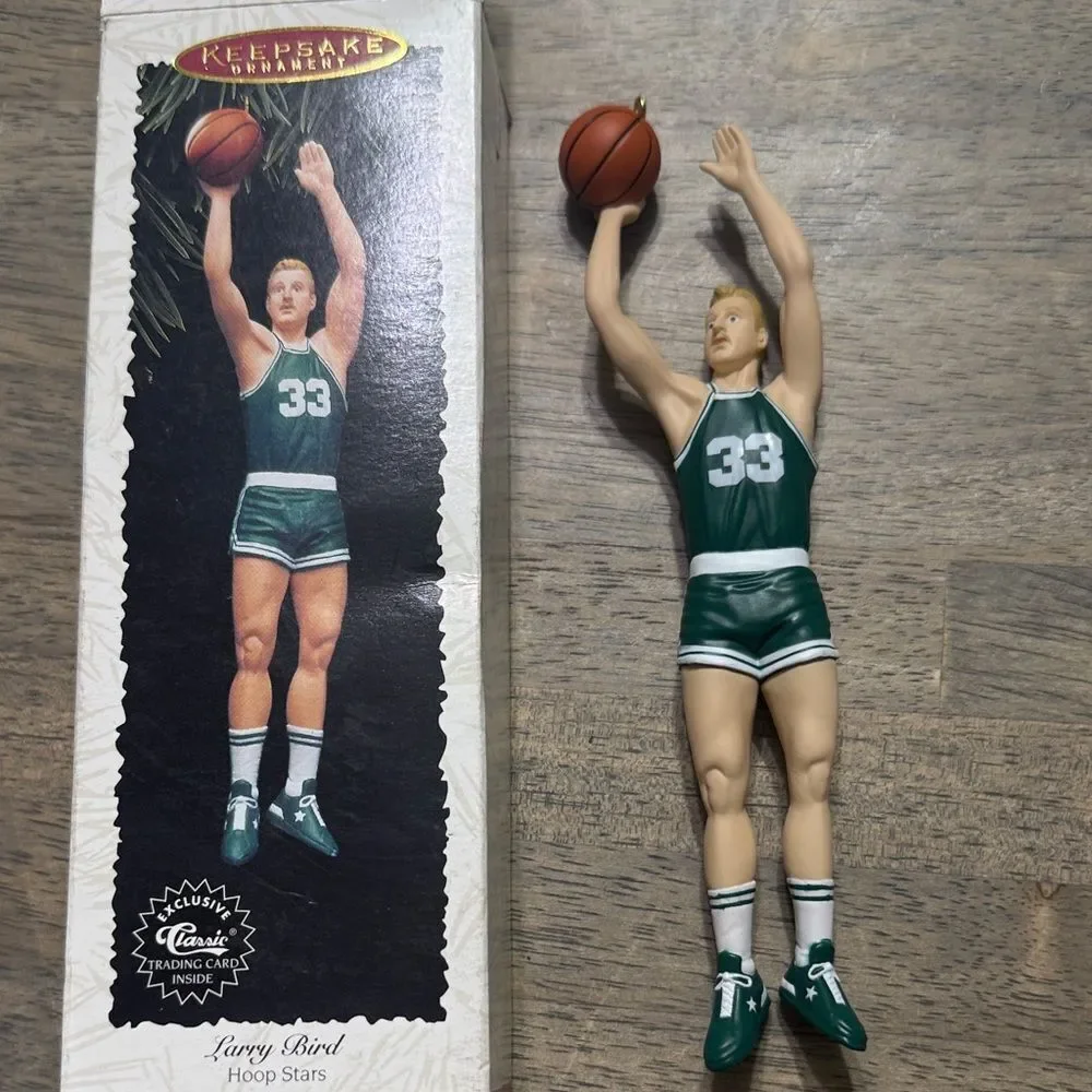 Hallmark Keepsake Ornament- Basketball Legend Larry Bird Hoop Stars Collection